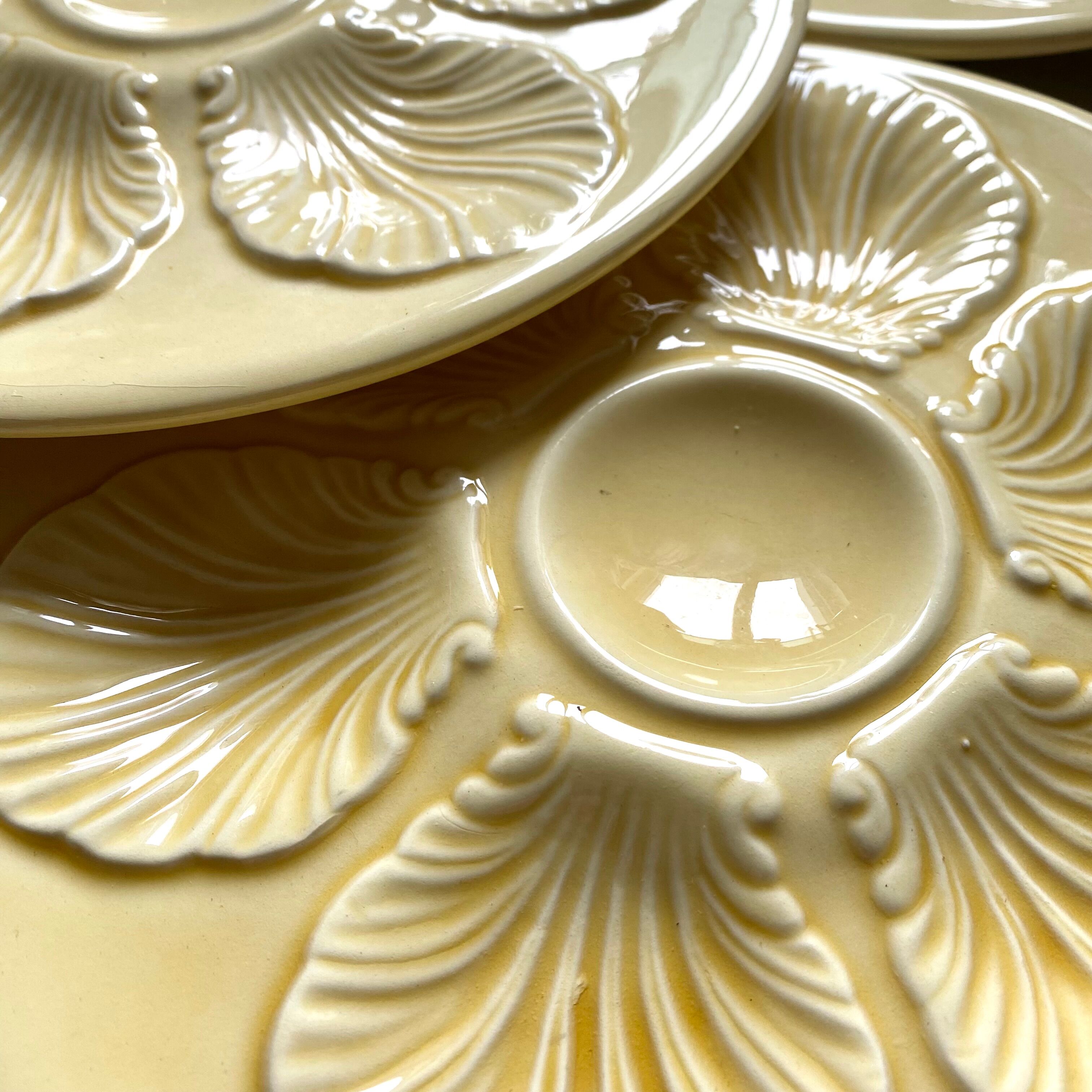 Proceram oyster plates from the 50s and 60s