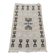 Handwoven kilim rug in natural wool