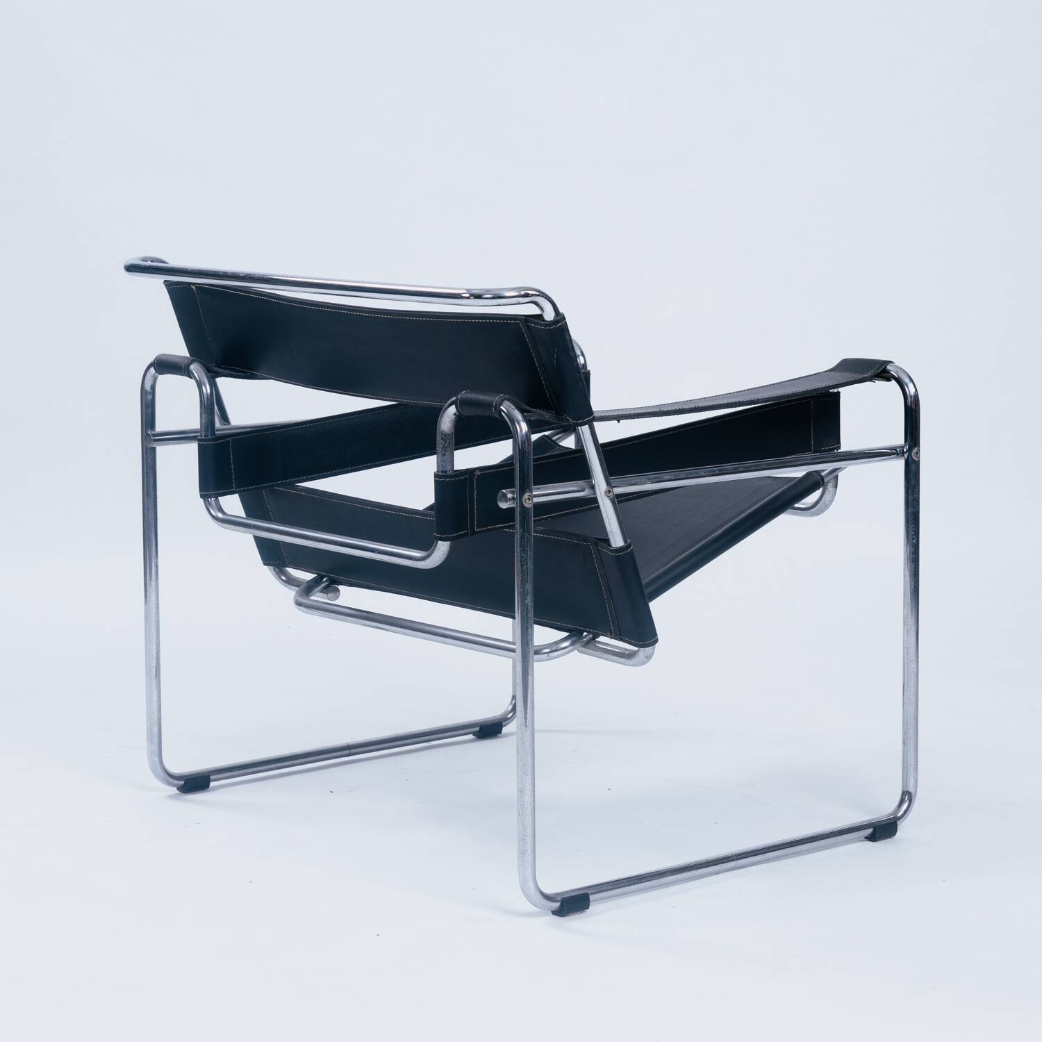 Chaise Wassily de Marcel Breuer, fabriquée en Italie, années 1970