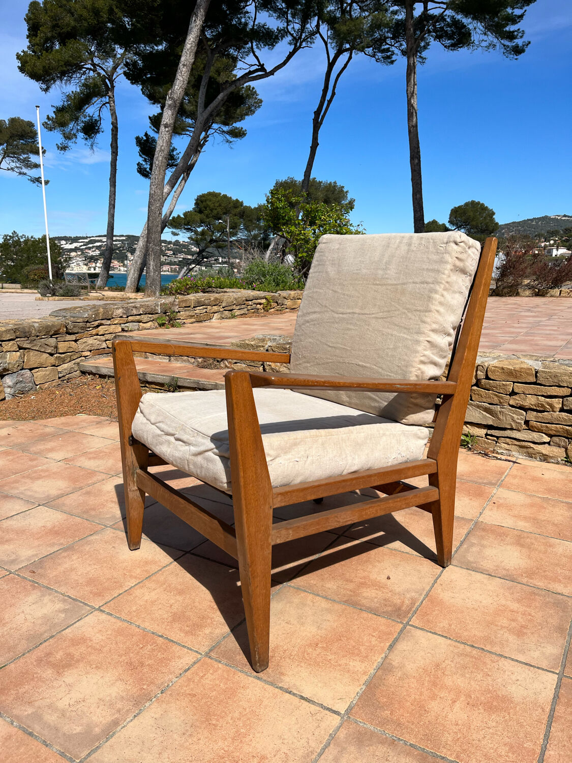 Armchair Marcel Gascoin edition Free Span 1950