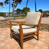 Armchair Marcel Gascoin edition Free Span 1950