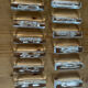Set of 12 crystal knife rests by Daum - 1960