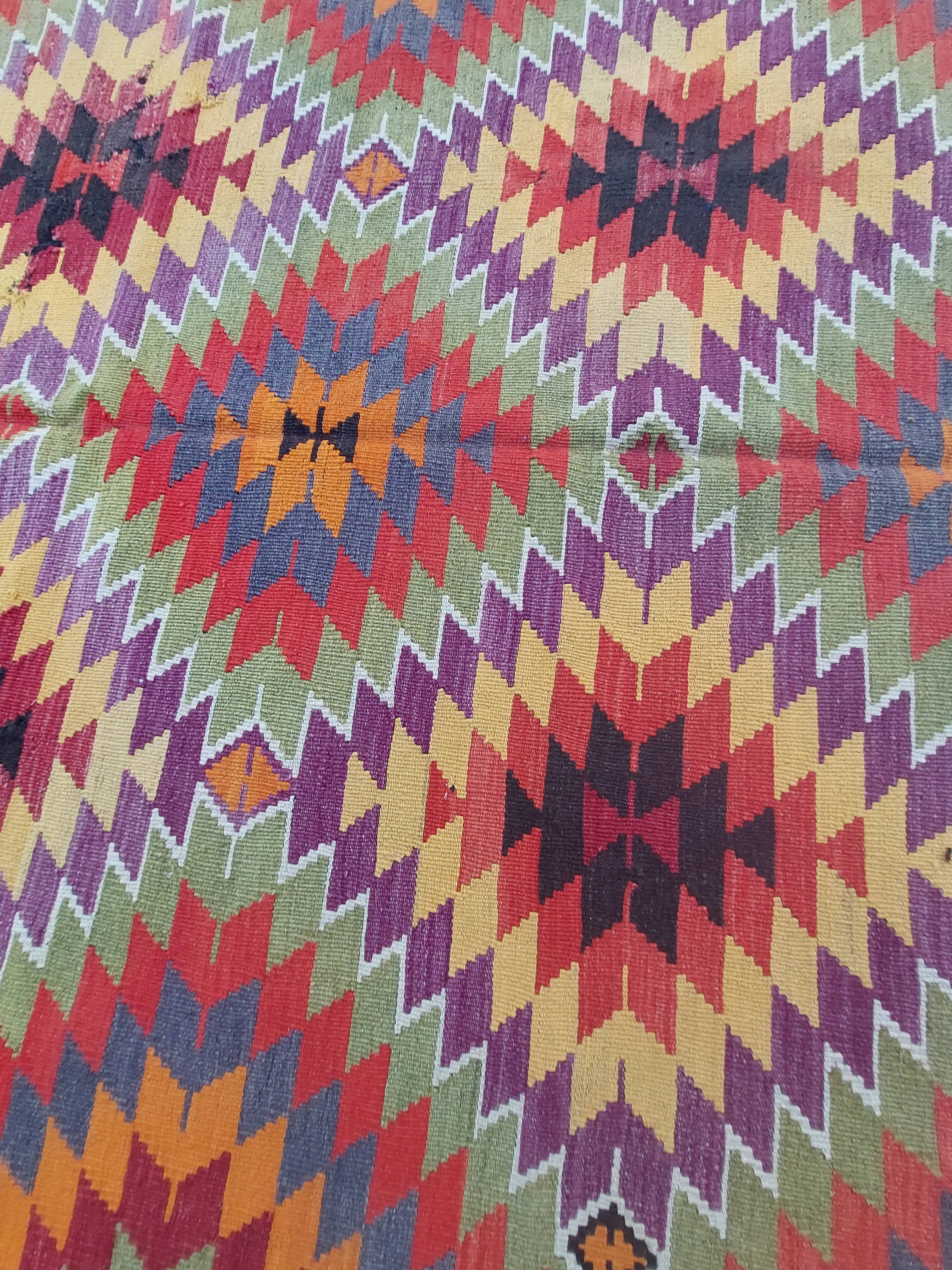 Turkish Kilim Rug,302x177 cm,myk-1650.