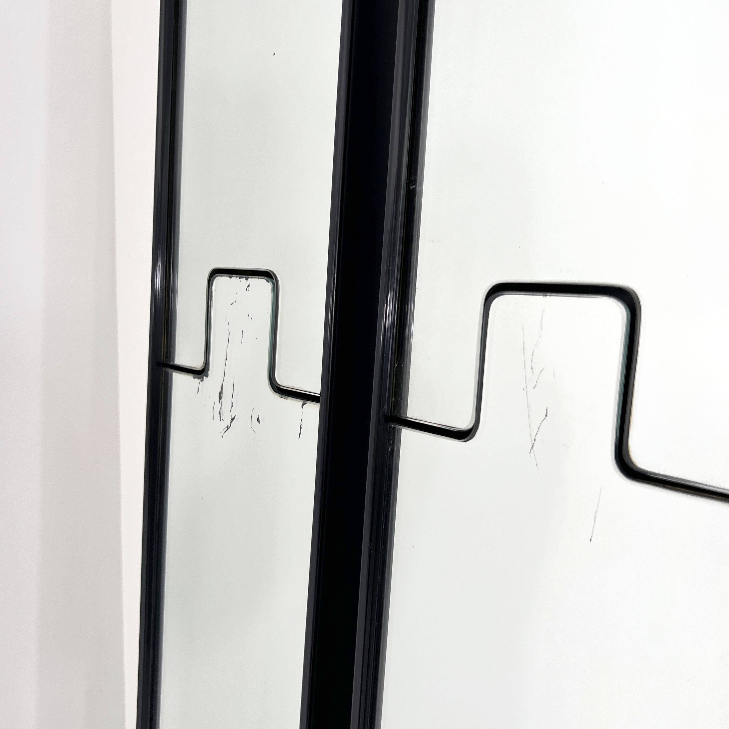 Lot de miroirs / portemanteaux Gronda par luciano Bertoncini pour Elco, 70