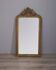 EARLY 20TH CENTURY GOLDEN WOODEN WALL MIRROR DECORATED IN BAROQUE STYLE