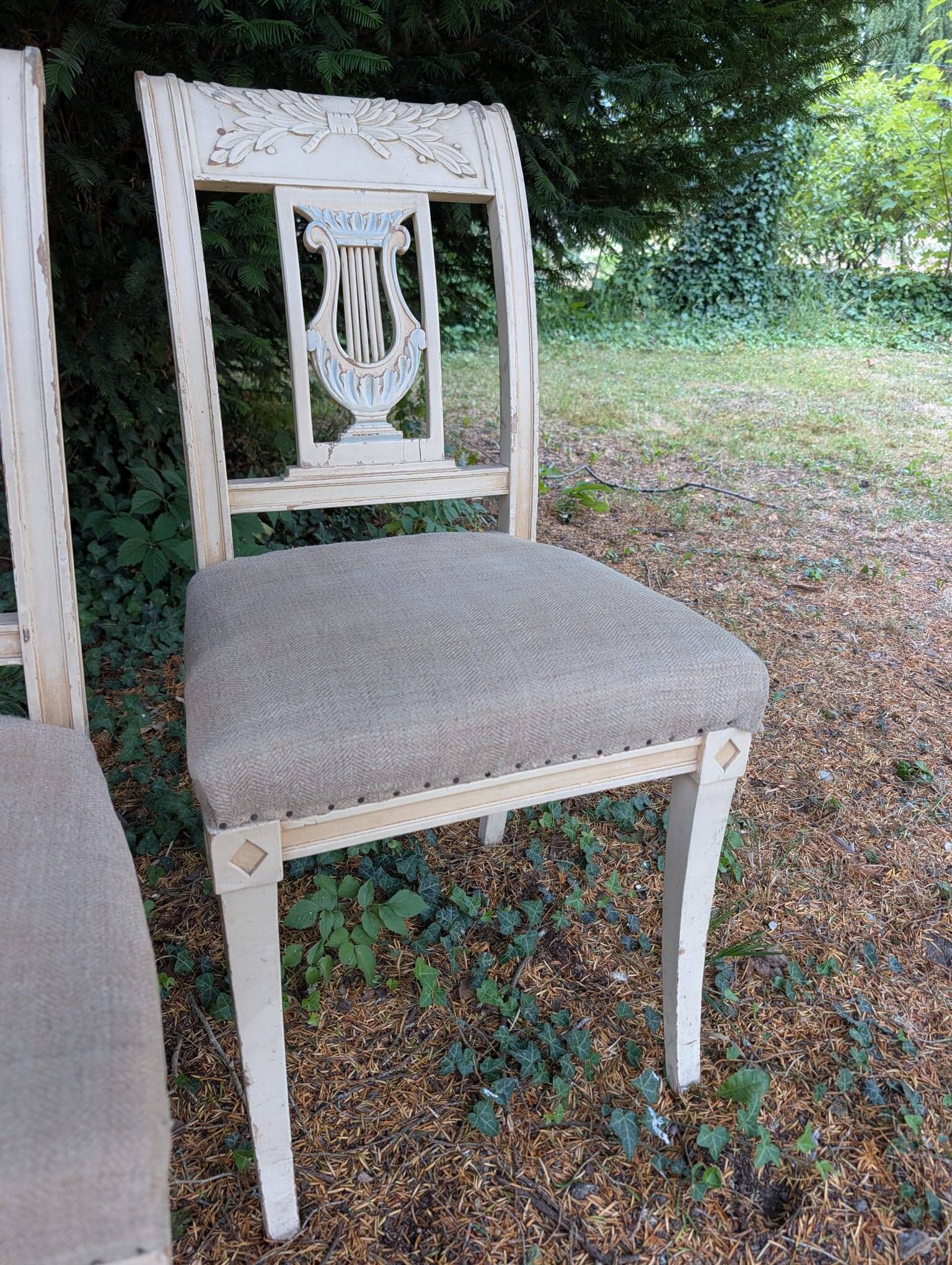 Lot 4 chaises directoire