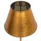 pair Beautiful Gold Leaf Table lamps Elegant Design 1970s France