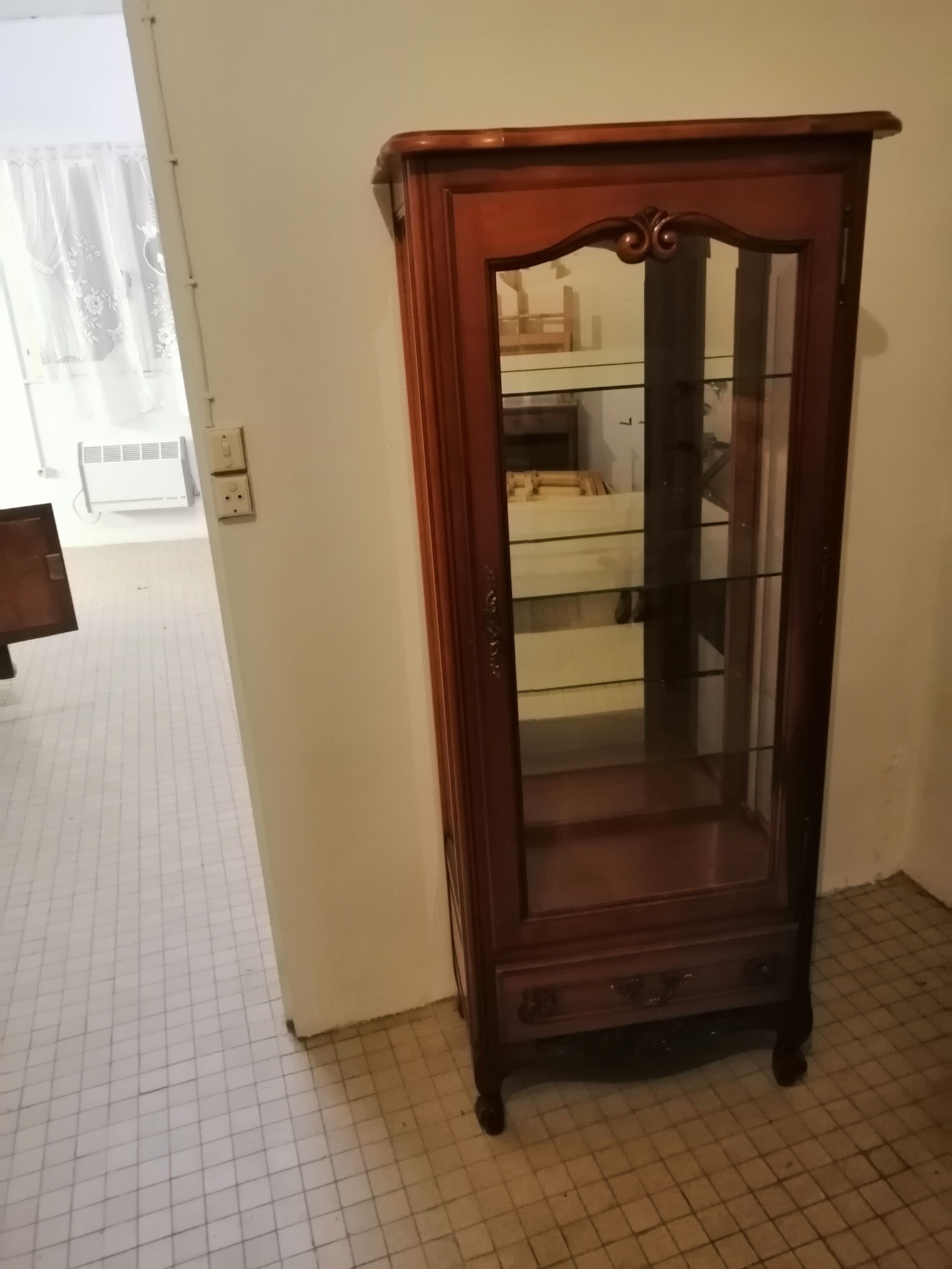 Cherry window dresser