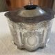 Victorian tea box, silver-plated, 19th century