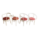 Ensemble de quatre chaises des années 80 par TON