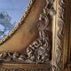 Louis XVI style gilded wooden mirror - 76x66cm