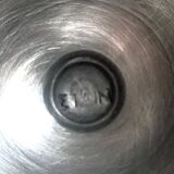 Pewter hand candle holder