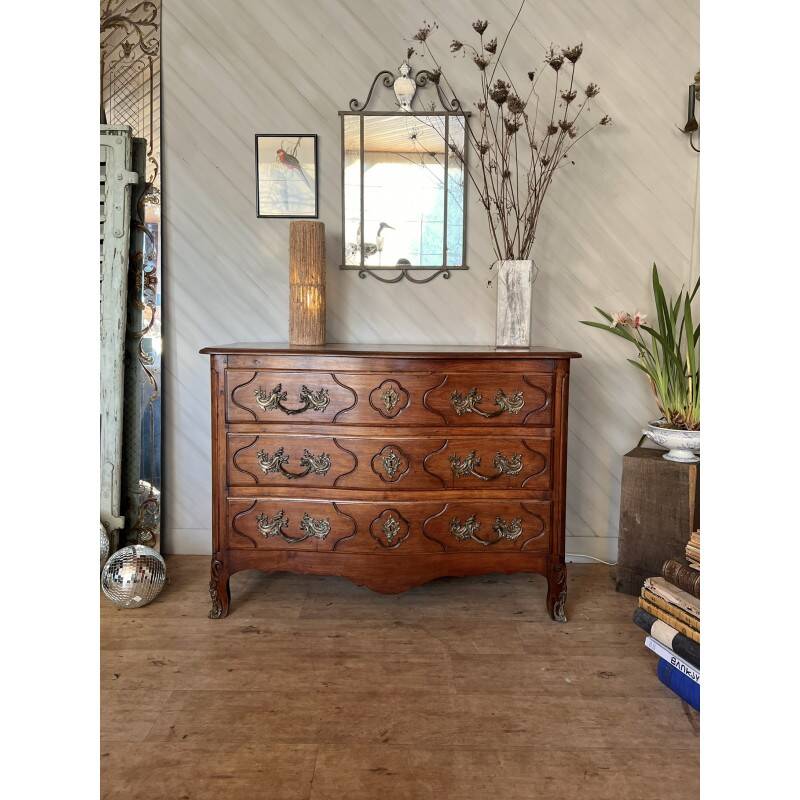 Curved commode in Louis XV style