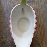 Double asparagus dish, slush sauce boat