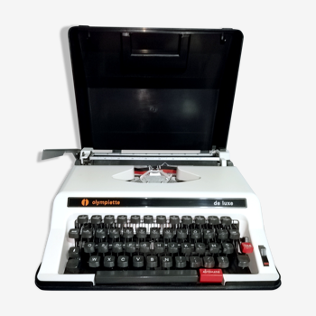 Machine à écrire portable Olympiette deluxe années 60-70
