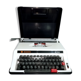 Machine à écrire portable Olympiette deluxe années 60-70