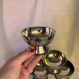 Set of 6 stainless steel ice cream cups