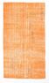 4x8 Pumpink Orange Handmade Vintage Rug, 135x247Cm SK 3194
