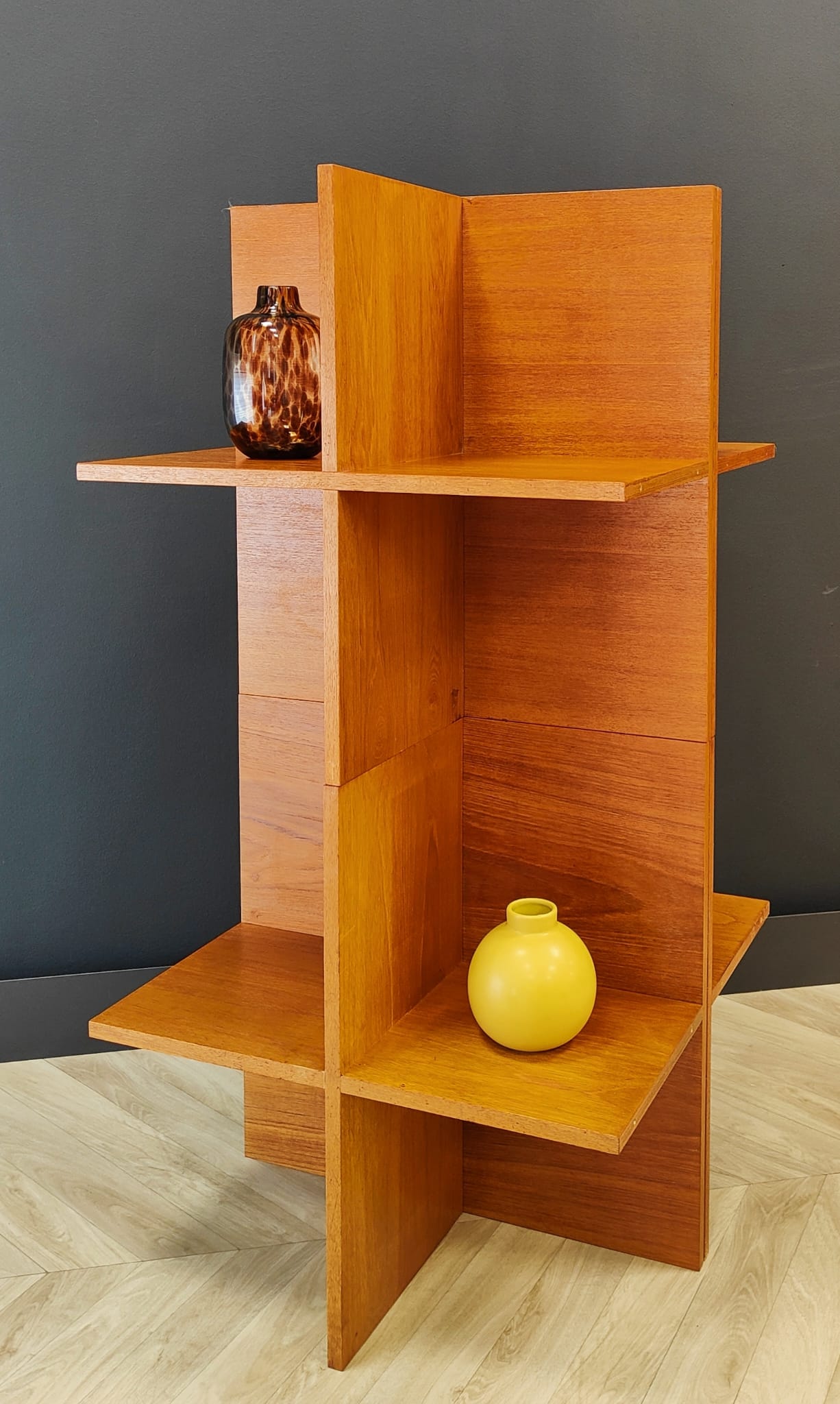 Mid Century compartment cabinet | Vintage - bookcase, display