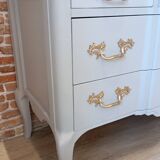 Regency style cherry chest of drawers