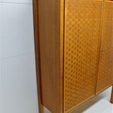 Silversmith in two-door teak 1960, léo bub