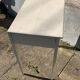 Bureau pupitre table d'appoint en bois peint vintage