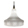 Scandinavian opaline chandelier from the 60s
