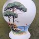 Beautiful Vintage Stoneware Vase Signed Engraved Vallauris Fonck and Mateo 50 60