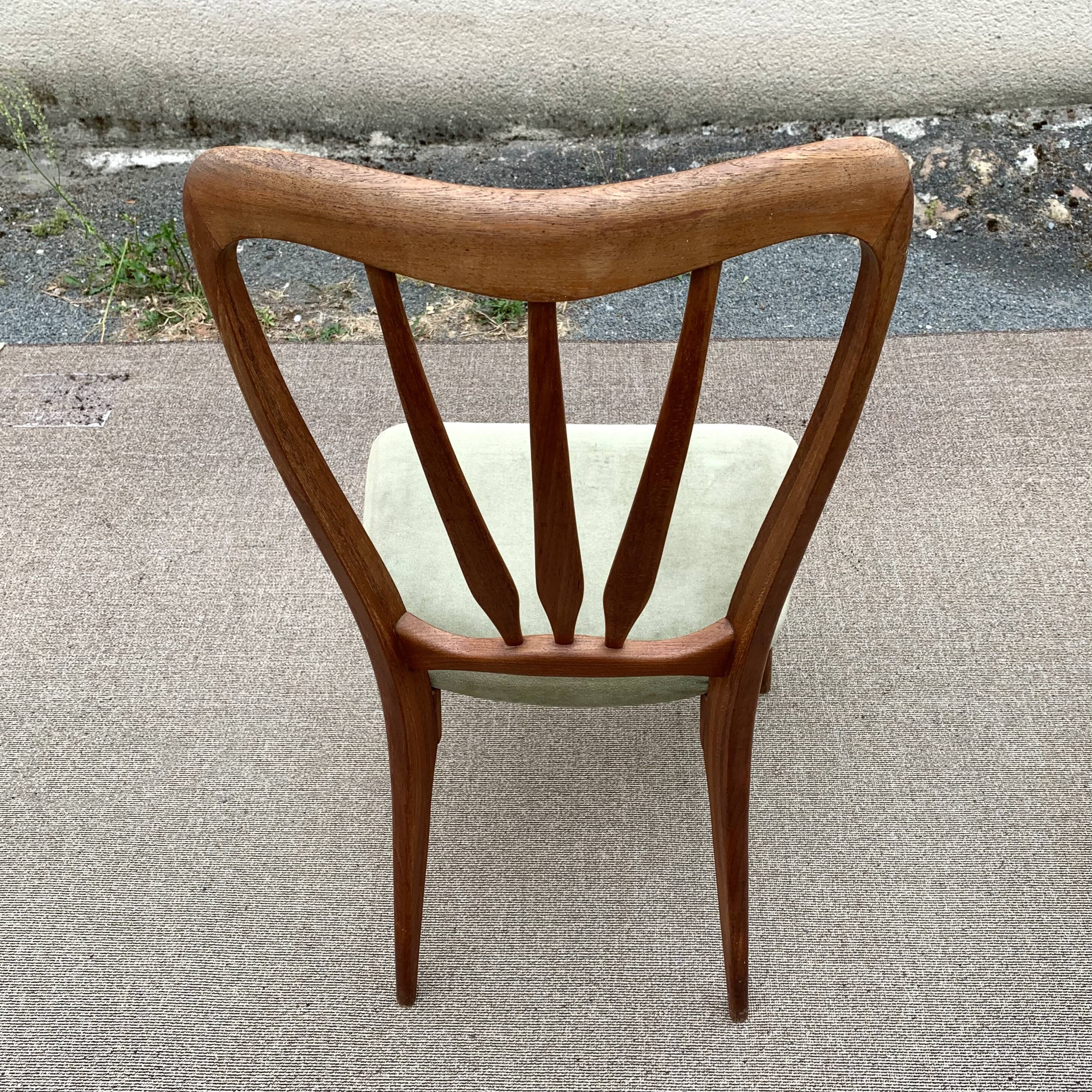 Pair of Ingrid Niels Koefoed teak chairs, Denmark 1960