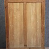 Rare Biedermeier guillotine secretary, made of walnut and marquetry.