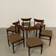 6x Rosewood Dining Chairs Scandinavian 1950s