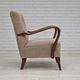 1960s, Danish design, armchair in quality furniture wool fabric.