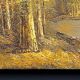 oil on canvas, river forest mountain