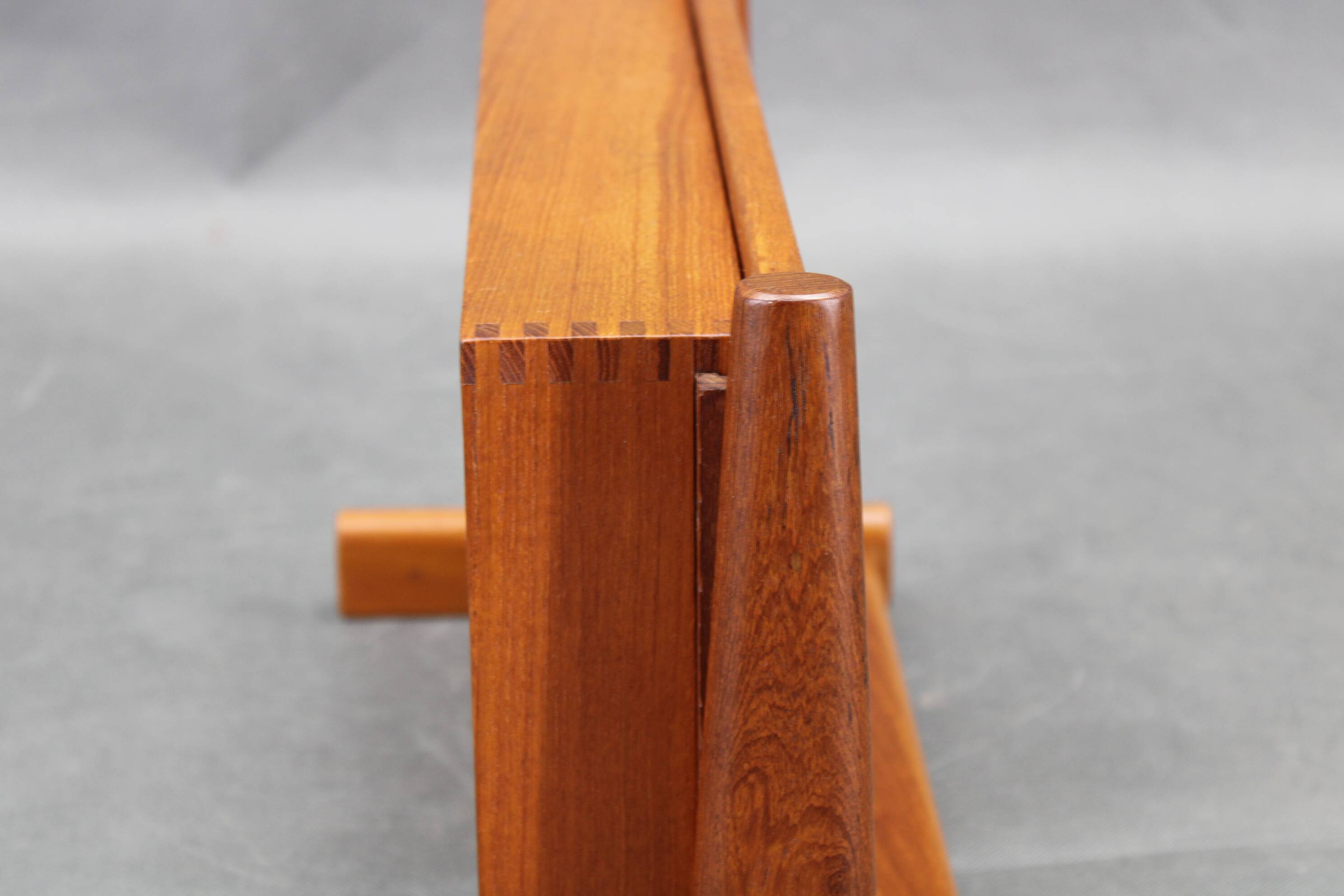 1950s pair of rare Borge Mogensen teak floating night stands by Dyrlund Denmark