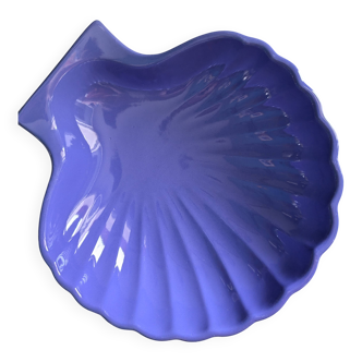 Vintage ceramic dish in the shape of a seashell, France