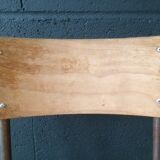 Lot of 2 vintage school chairs