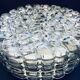 Wall lamp in glass by Erco Leuchten, 1960s