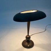 Mid-Century Brass Table Lamp by Oscar Torlasco, 1950s