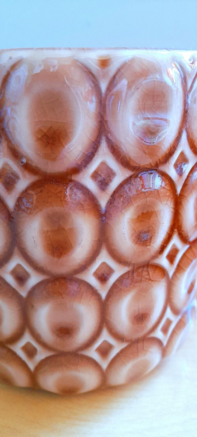 Ceramic pot cover 70s