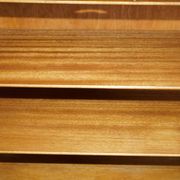 Art Deco governess wardrobe in burr walnut by Waring & Gillow