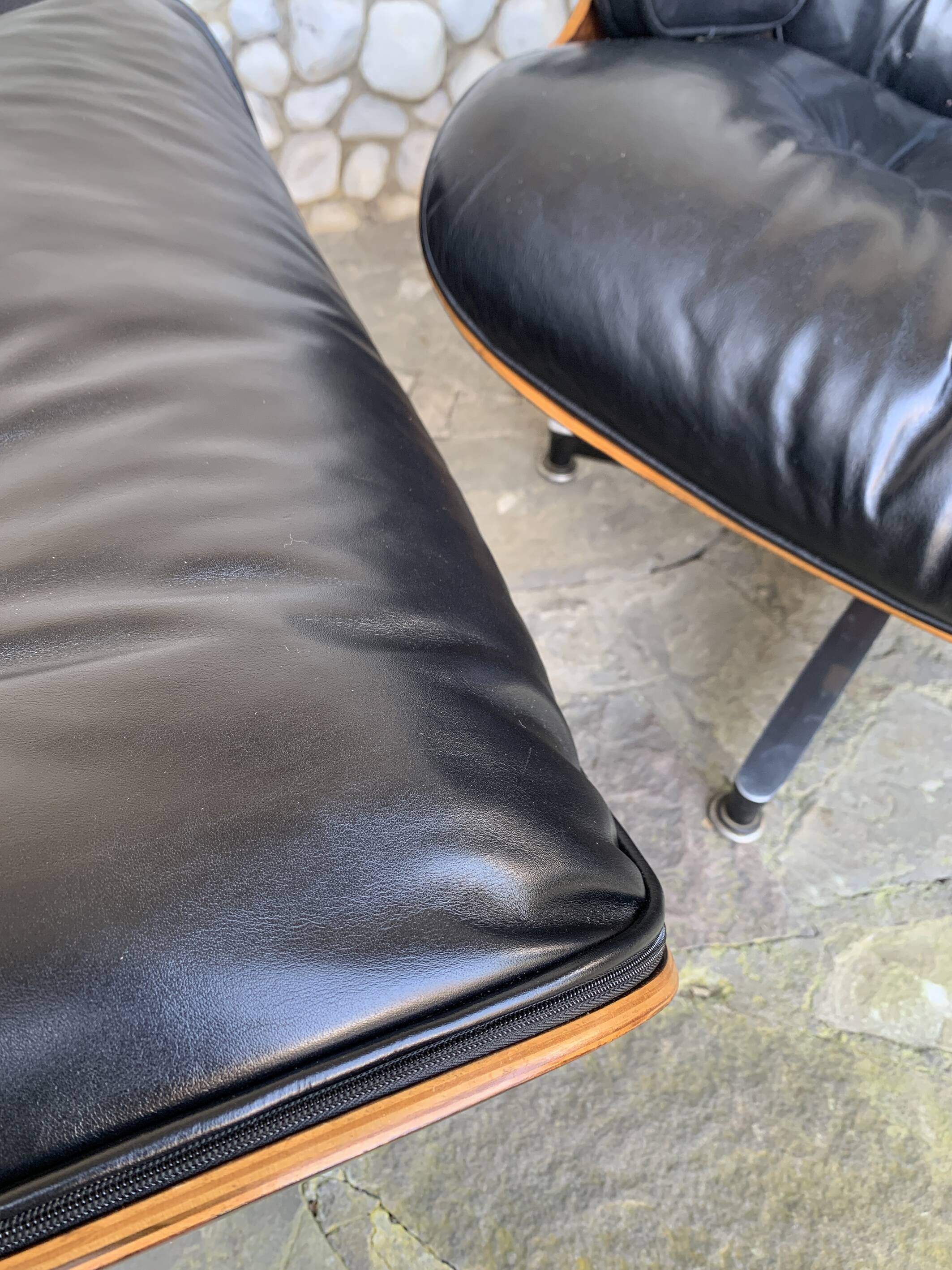 Herman Miller Lounge chair & ottoman palissandre Charles & Ray Eames 1960s