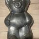 Vintage metal teddy bear pastry mold