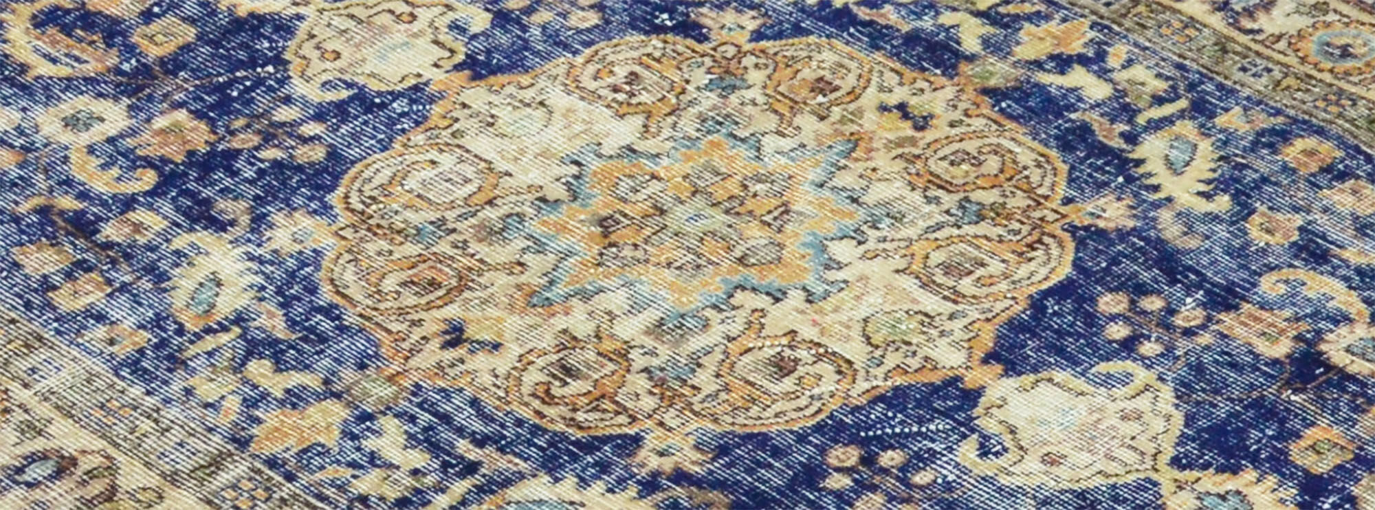 Anatolian handmade vintage rug 203 cm x 93 cm