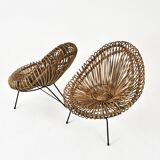 Armchairs Dalvera in the manner of Abraham & Rol , 1950s