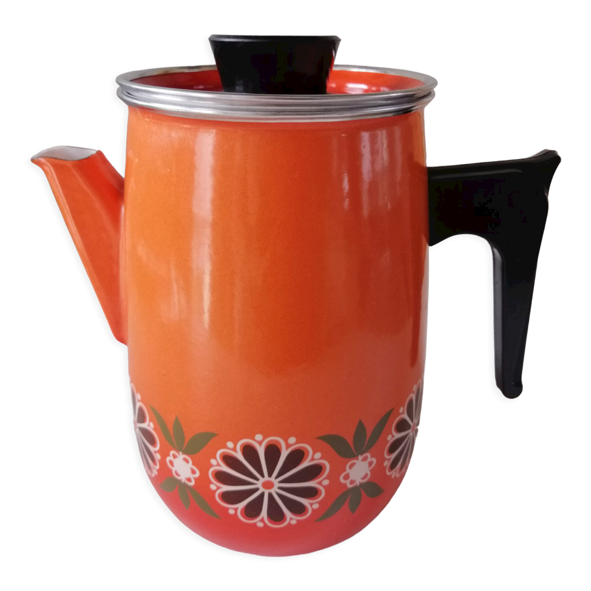 Enamelled coffee maker