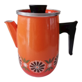 Enamelled coffee maker