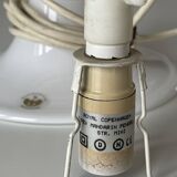 Vintage Scandinavian pendant light "Mandarin" in opaline by Michael Bang for Holmegaard, Denmark 1980s