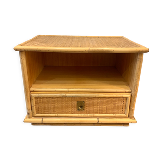Vintage rattan bedside Dal Vera