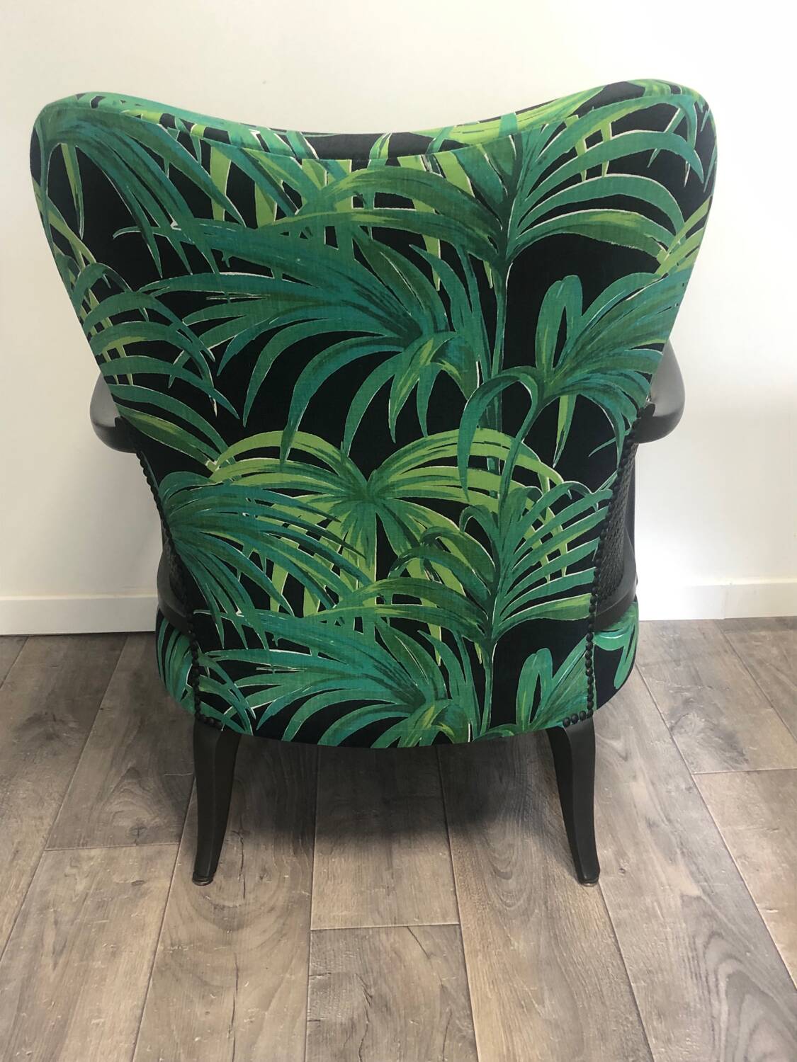 Chippendale chair and pouf