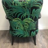 Chippendale chair and pouf